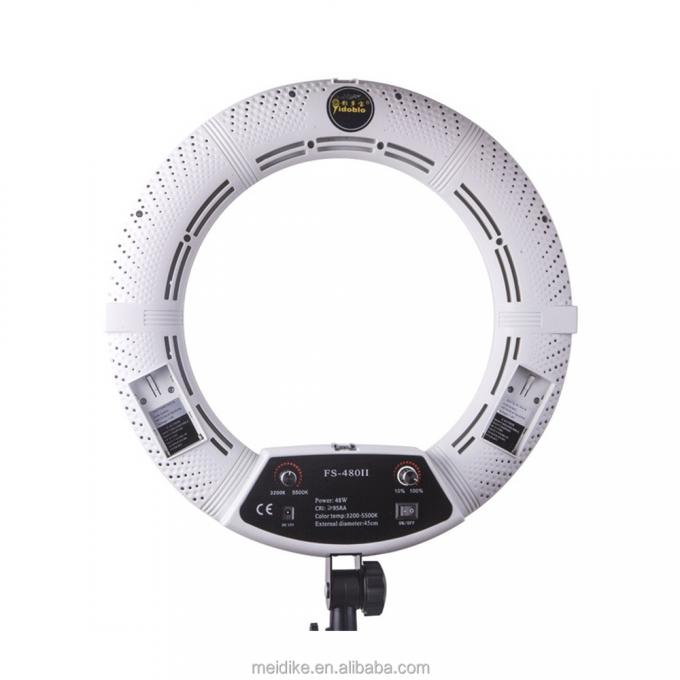 Canlı halka lambası 18 inç makyaj led dairesi halka ışığı tripod stand uzaktan kumanda FE-480II kiti ile 0